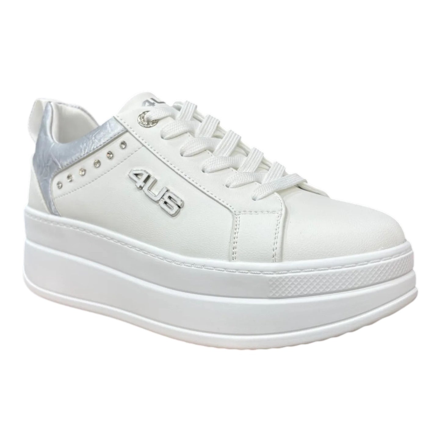 Scarpe da Donna - 4US PACIOTTI Art. 4BX168 WHITE SILVER Sneakers