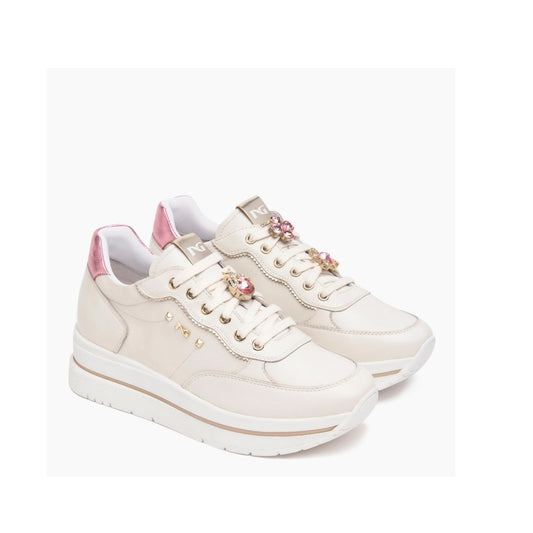 Scarpe da Donna - NERO GIARDINI Art. E512907D 713 OSSO PLATINO Sneakers