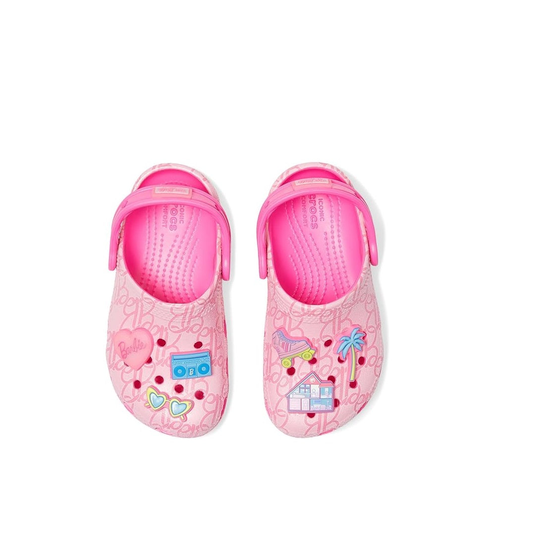Scarpe da Bambina - CROCS Art. 211407MLT MULTI ROSA BARBIE gomma Sandali