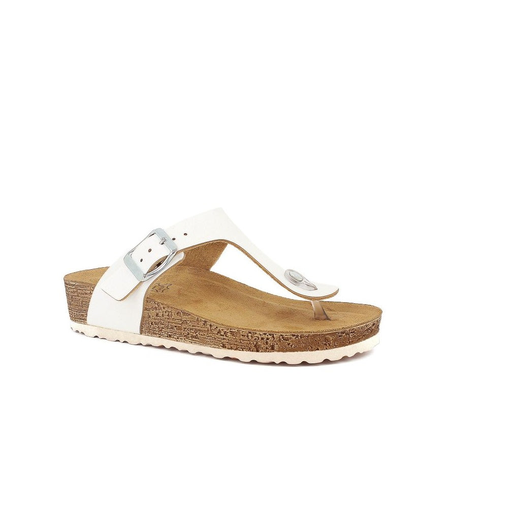 Scarpe da Donna - INBLU Art. NM38 BIANCO Infradito con Fibbia