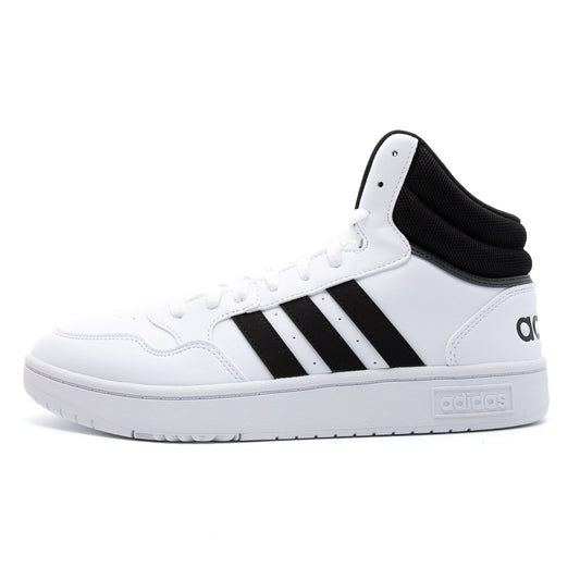 Scarpe da Uomo - ADIDAS Art. HOOPS 3,0 MID GW3019 BIANCO NERO sneakers