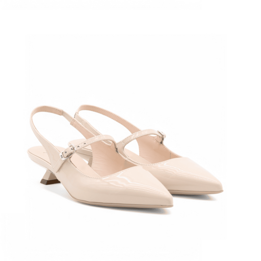 Scarpe da Donna - NERO GIARDINI Art. E512261DE 711 LATTE VERNICE Sandali