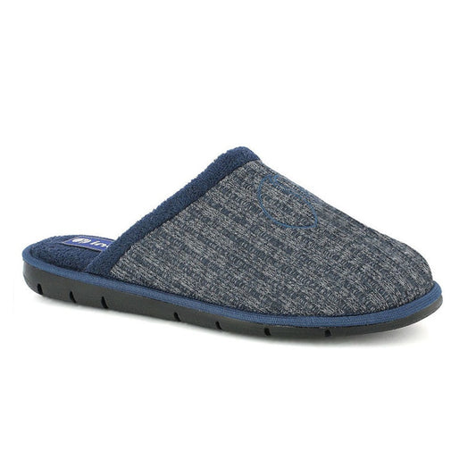 Scarpe da Uomo - INBLU art. 9126 BLU a righe pantofole