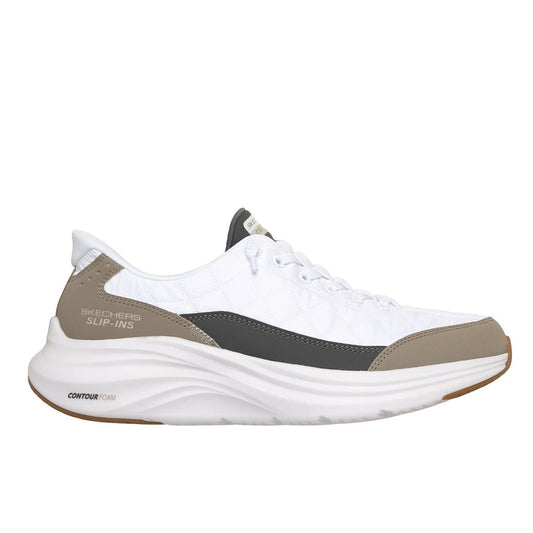 Scarpe da Uomo - SKECHERS Art. 232619WTP WHITE TAUPE Sneakers SLIP INS