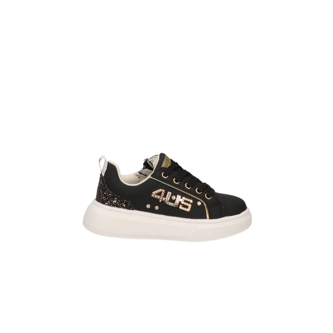 Scarpe da Bambina - 4US PACIOTTI Art. K25990 BLACK GLITTER Sneakers