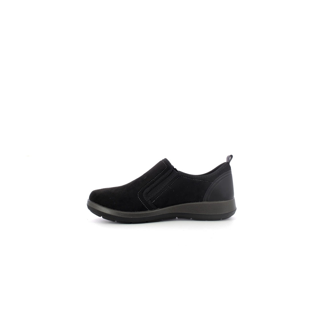 Scarpe da Donna - INBLU Art. WG69 NERO Slip on con zip Linea PANTOSCARPE