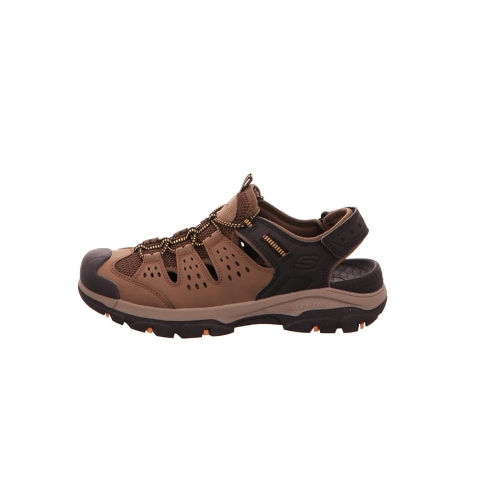 Scarpe da Uomo - SKECHERS Art. 205113BRBK BROWN BLACK Sandali