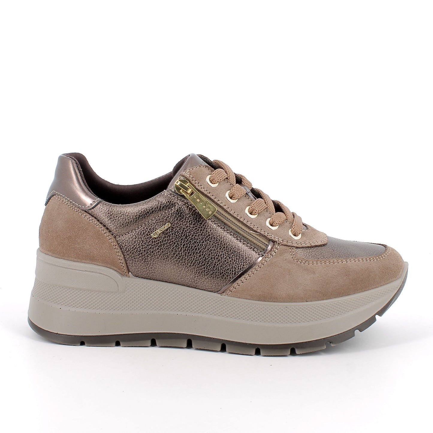 Scarpe da Donna - IGI&CO Art. 8677522 FANGO/OTTONE Scamosciato Sneakers