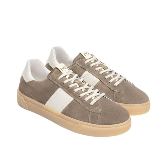 Scarpe da Uomo - NERO GIARDINI Art. E500694U 501 ARGILLA Scamosciato Sneakers