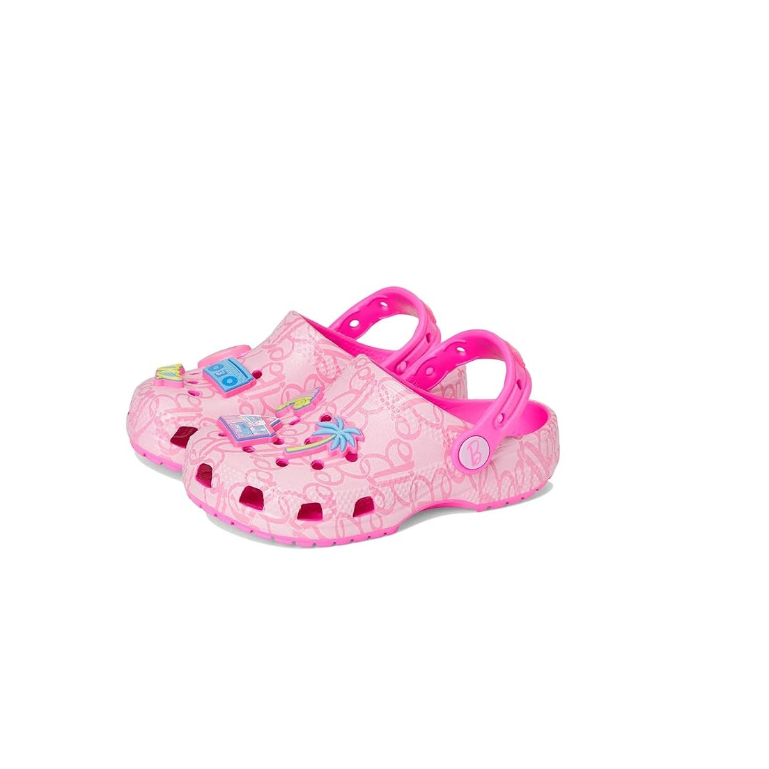 Scarpe da Bambina - CROCS Art. 211407MLT MULTI ROSA BARBIE gomma Sandali