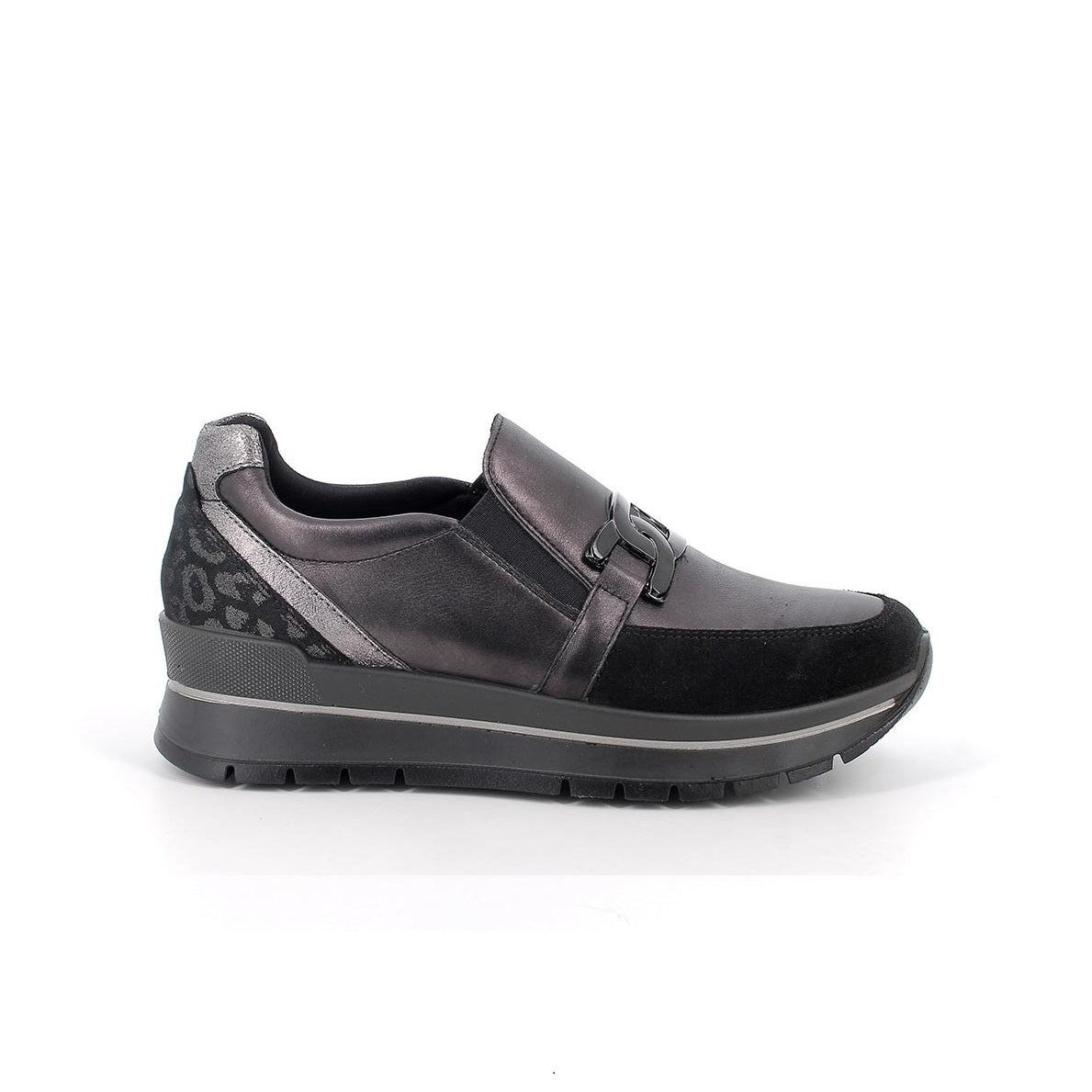 Scarpe da Donna - IGI&CO Art. 8676300 ACCIAIO/NERO Mocassini