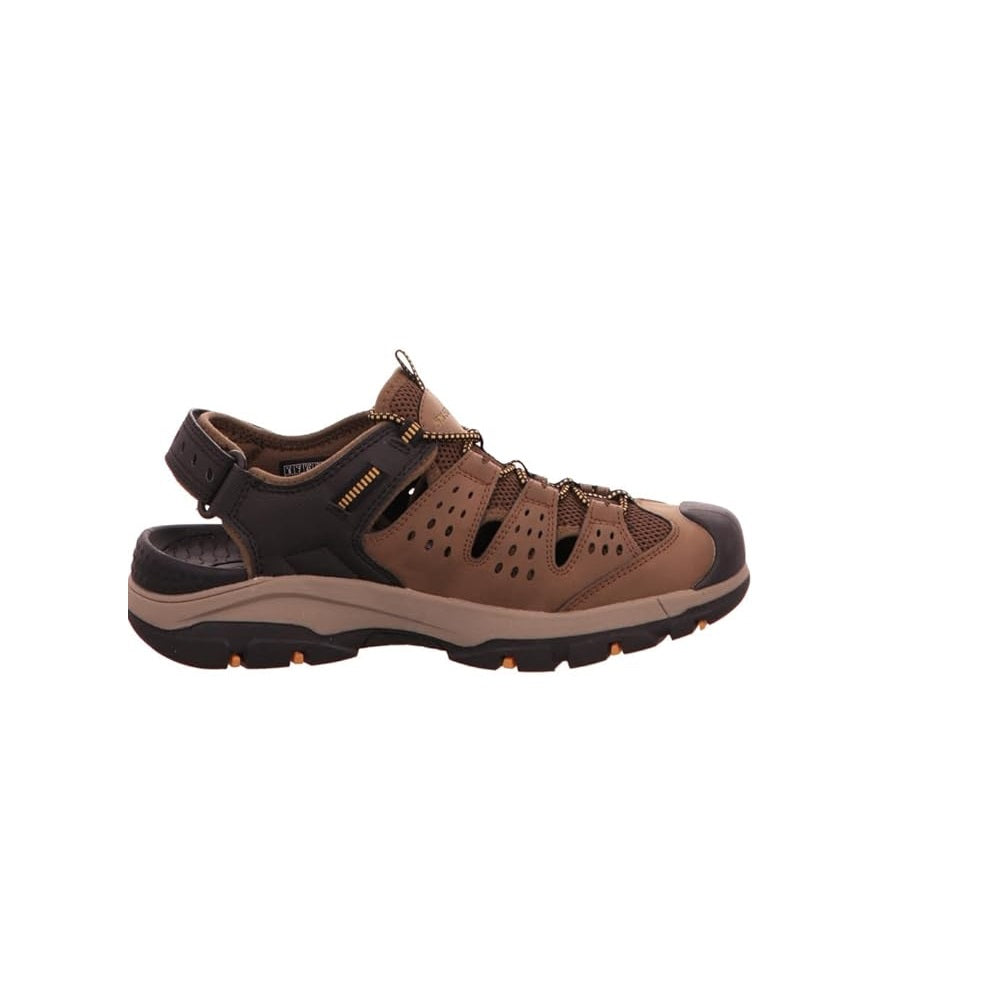 Scarpe da Uomo - SKECHERS Art. 205113BRBK BROWN BLACK Sandali