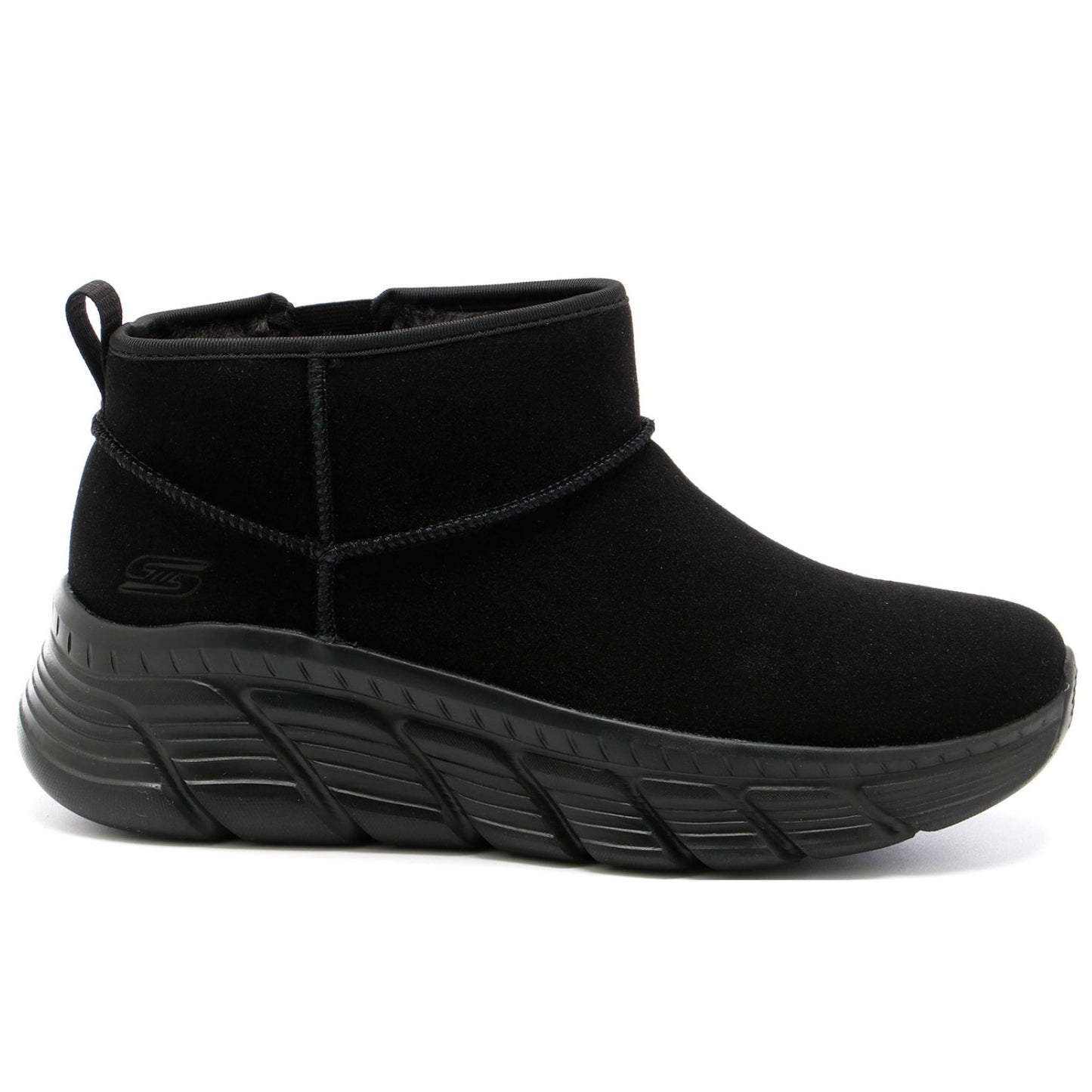 Scarpe da Donna - SKECHERS Art. 117390BBK BLACK Scamosciato Stivaletti