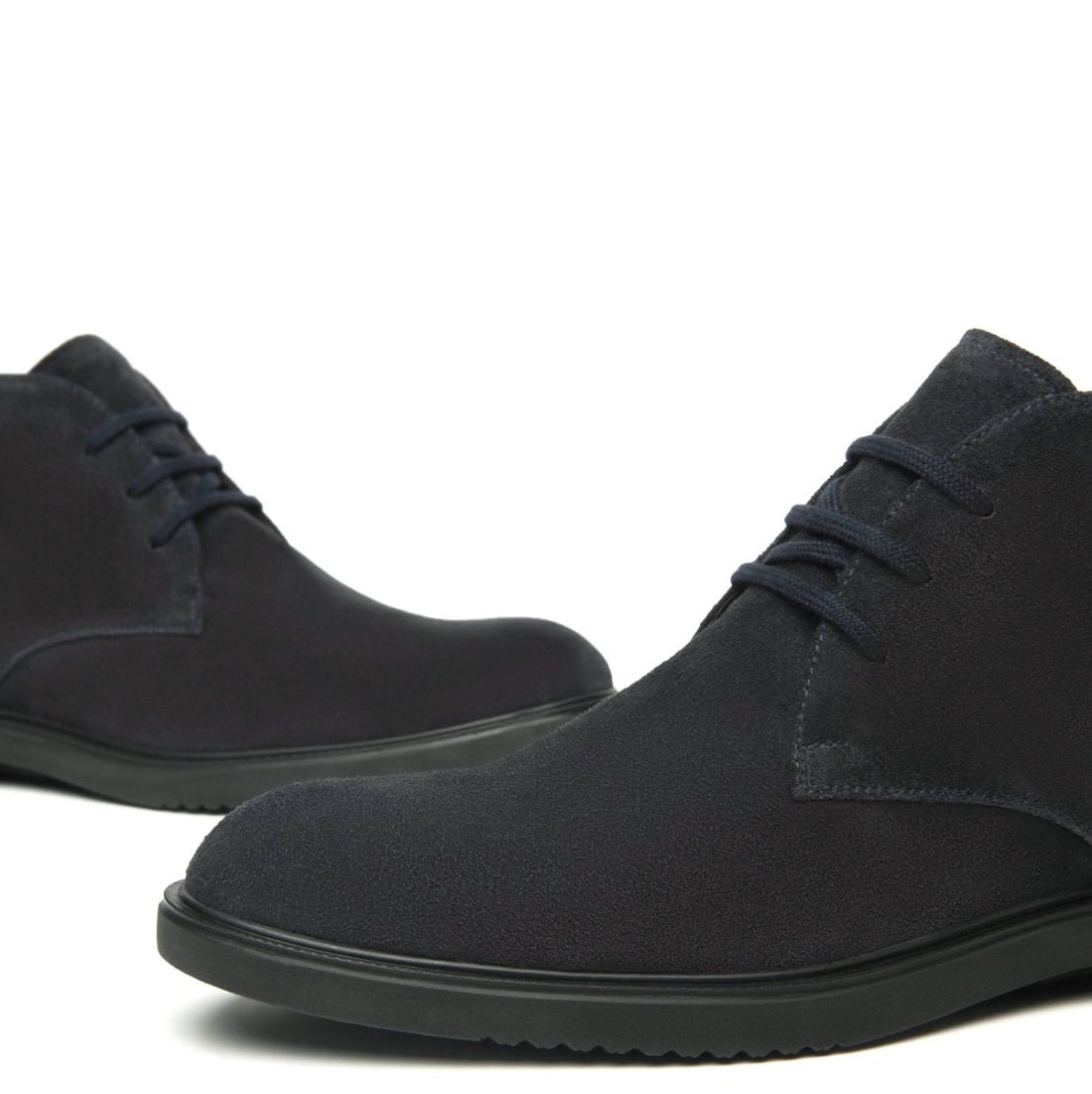 Scarpe da Uomo - NEROGIARDINI Art. I500850U 200 BLU Scamosciato Polacchino