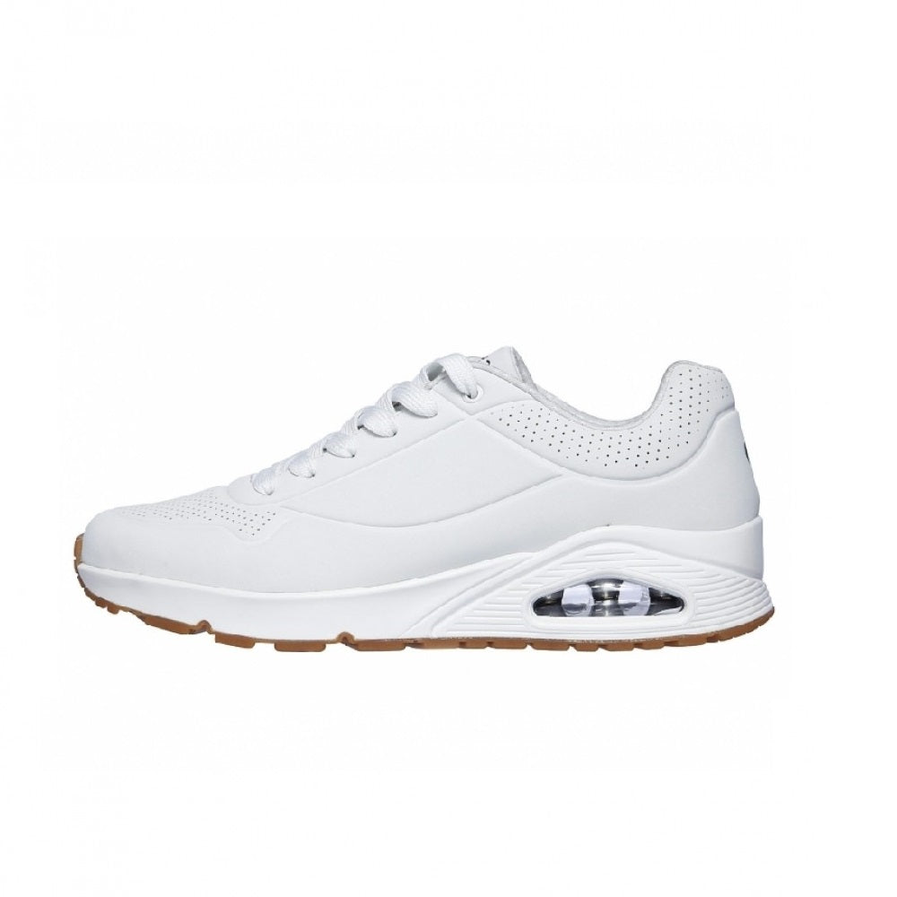 Scarpe da Uomo - SKECHERS Art. 52458WHT BIANCO Sneakers MEMORY FOAM