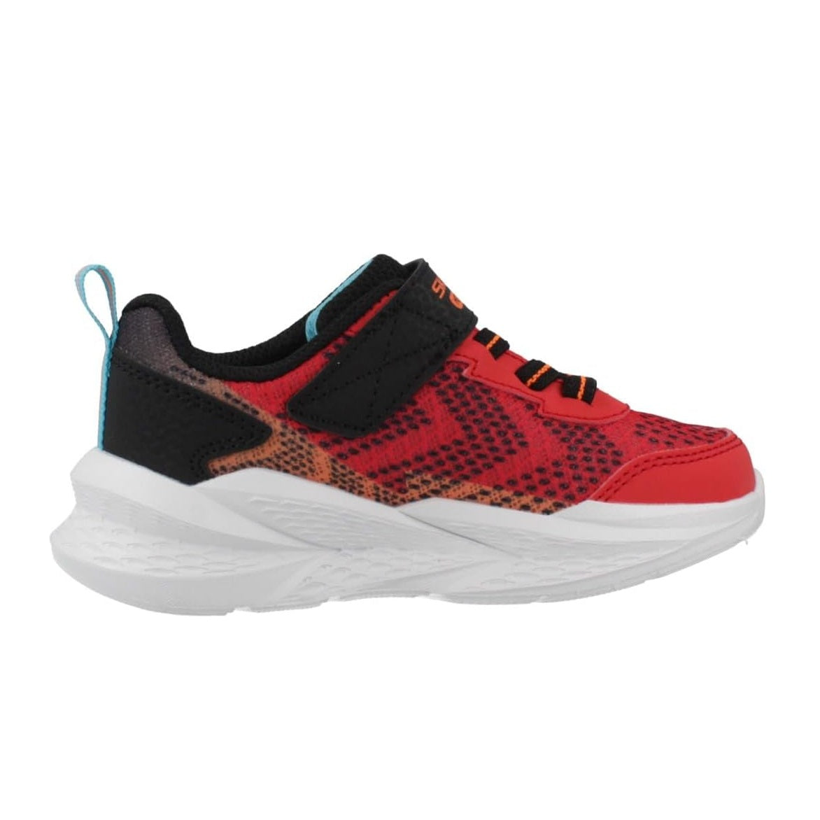 Scarpe da Bambino - SKECHERS Art. 401490NRDBK RED BLACK Sneakers LUCI