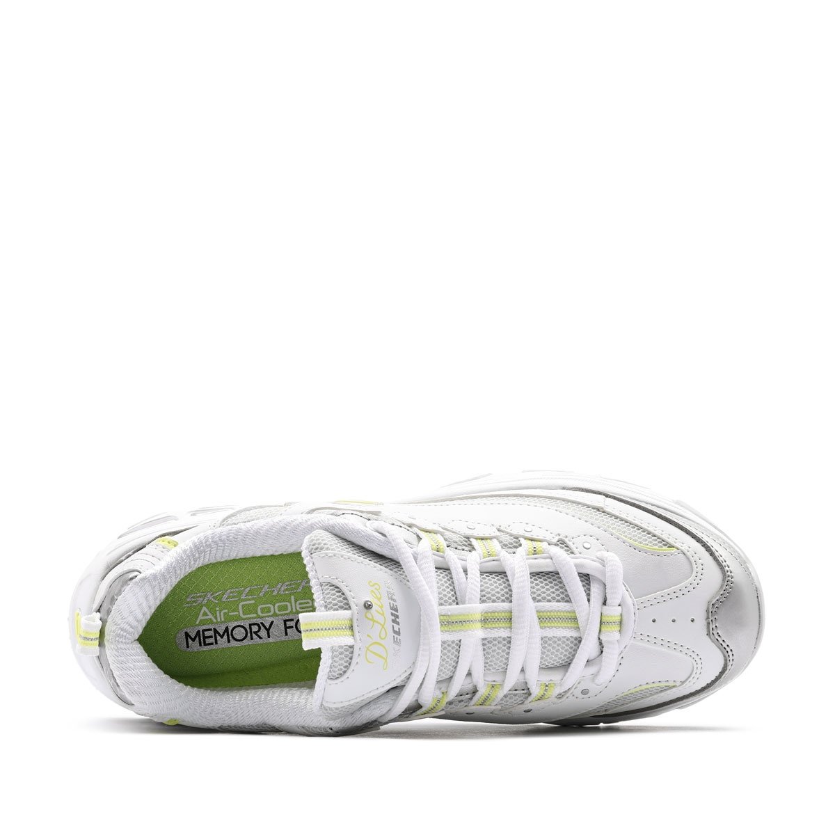 Scarpe da Donna - SKECHERS Art. 150246WSLM WHITE SILVER Sneakers