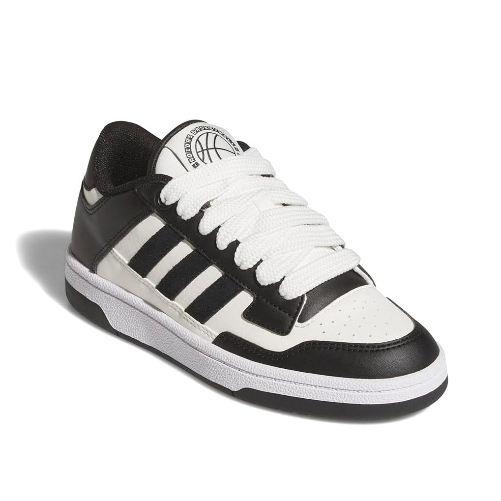 Scarpe Unisex Adulto- ADIDAS Art. RAPIDCOURTLOW JR0166 BLACK WHITE Sneakers