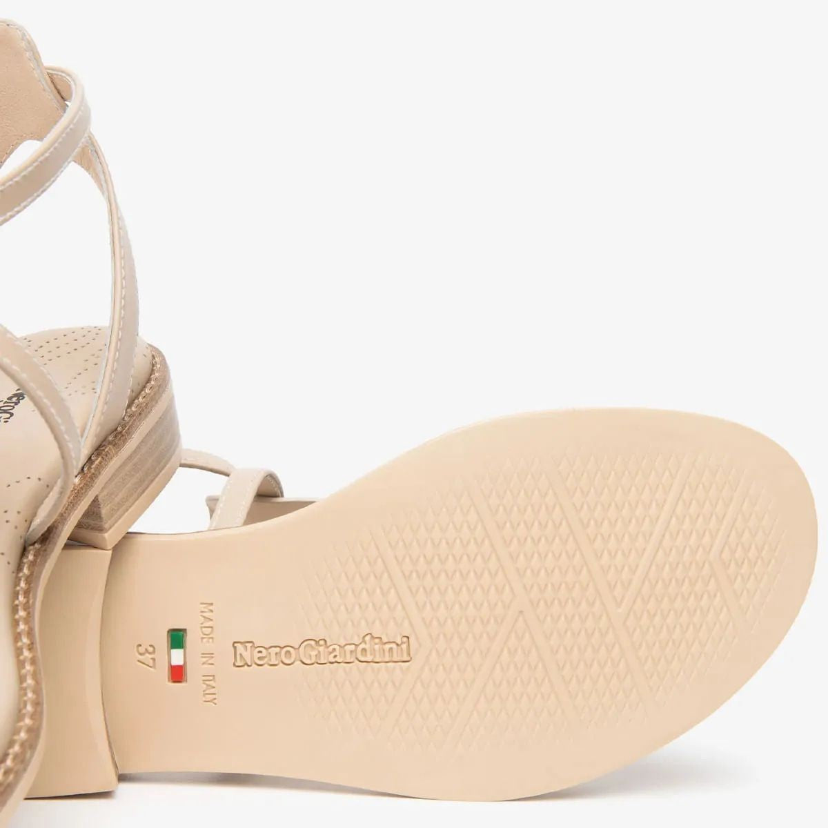 Scarpe da Donna - NERO GIARDINI Art. E615895D 453 LINO Sandali