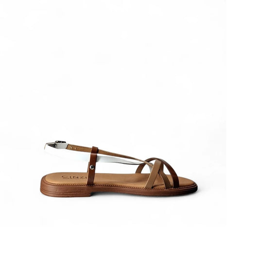 Scarpe da Donna - CINZIA SOFT Art. LF152 001 BIANCO BONE CUOIO Sandali