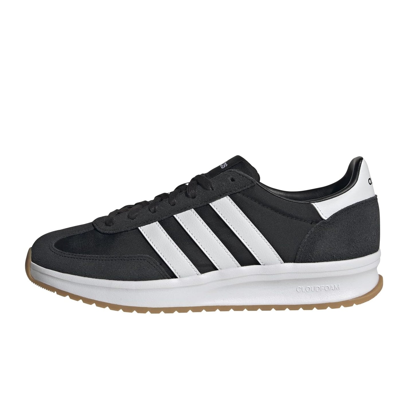 Scarpe da Uomo - ADIDAS Art. IH8585 RUN70S BLACK WHITE Scamosciato Sneakers