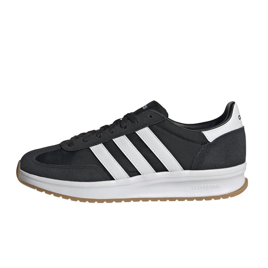 Scarpe da Uomo - ADIDAS Art. IH8585 RUN70S BLACK WHITE Scamosciato Sneakers