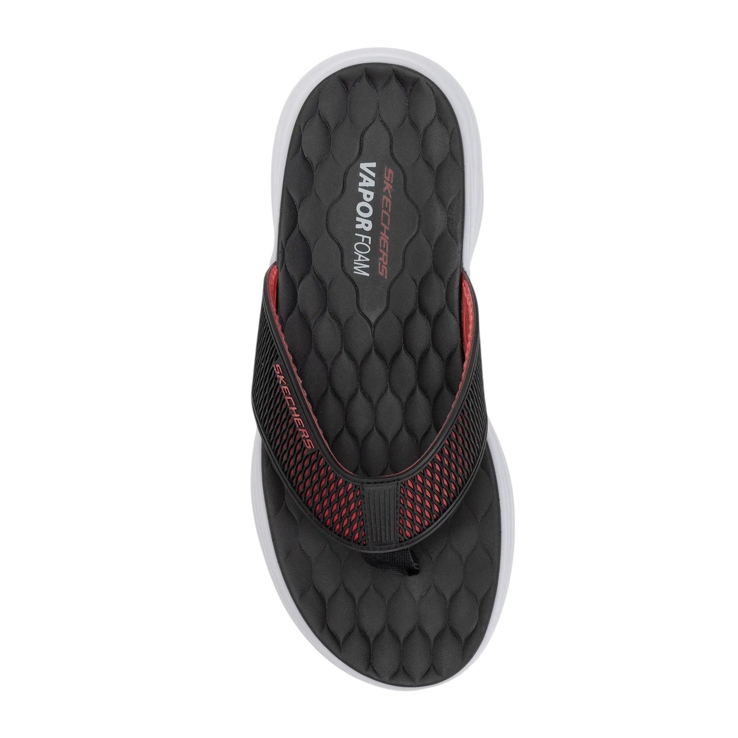 Scarpe da Uomo - SKECHERS Art. 232894BKRD BLACK RED Infradito