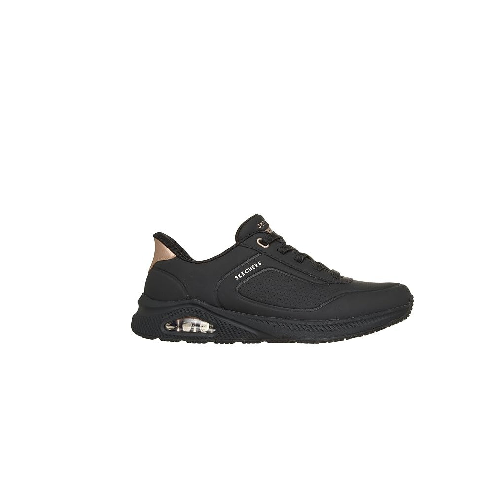 Scarpe da Donna - SKECHERS Art. 190177BBK BLACK Sneakers ARCH FIT SLIP INS