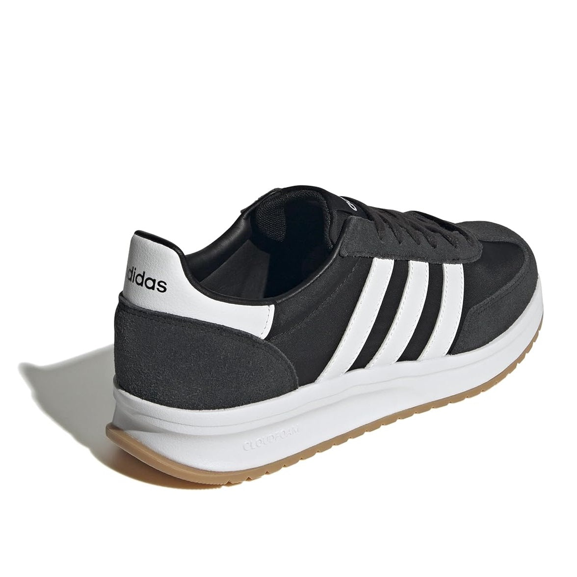 Scarpe da Uomo - ADIDAS Art. IH8585 RUN70S BLACK WHITE Scamosciato Sneakers
