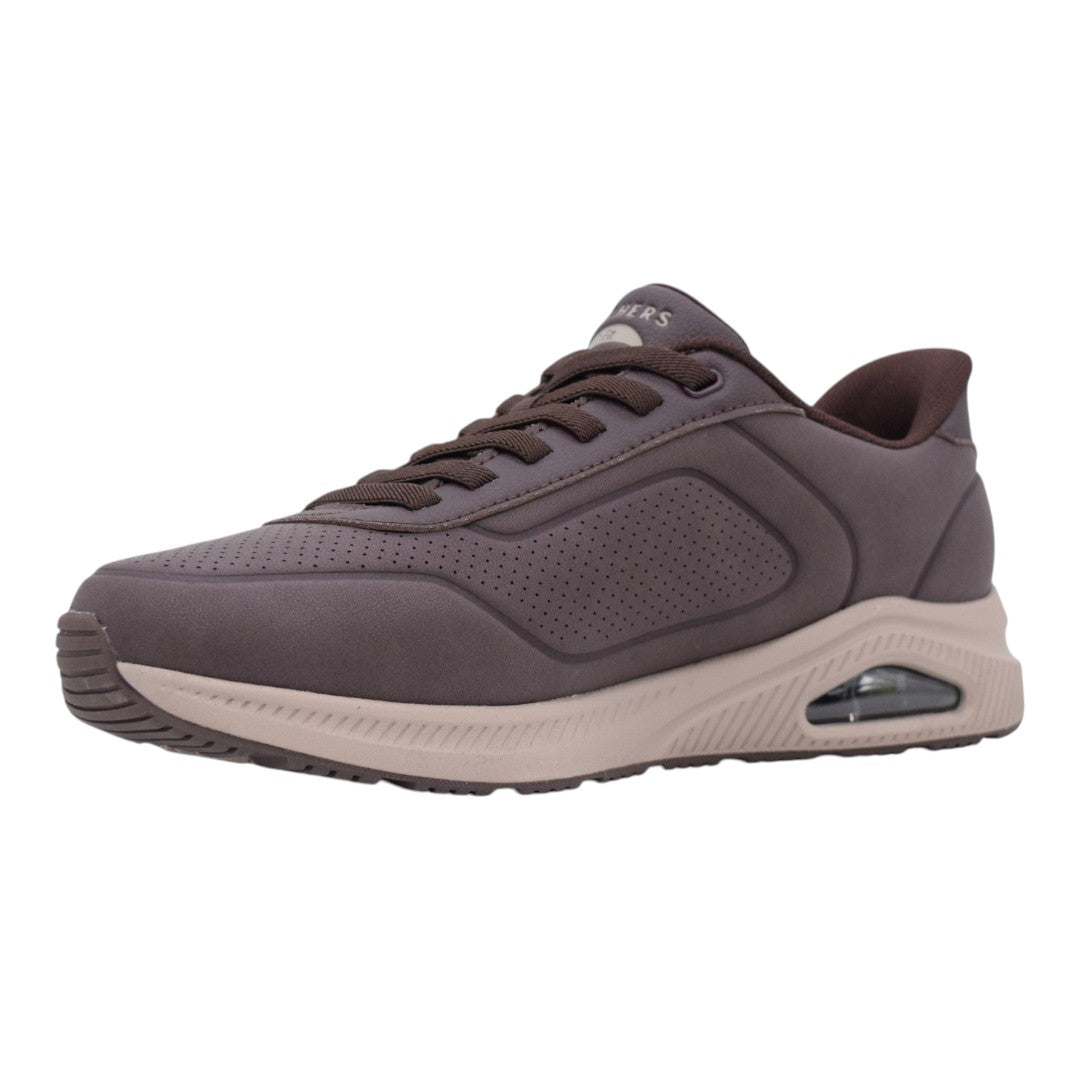 Scarpe da Uomo - SKECHERS Art. 183443CHOC CHOCOLATE Sneakers ARCH FIT SLIP INS
