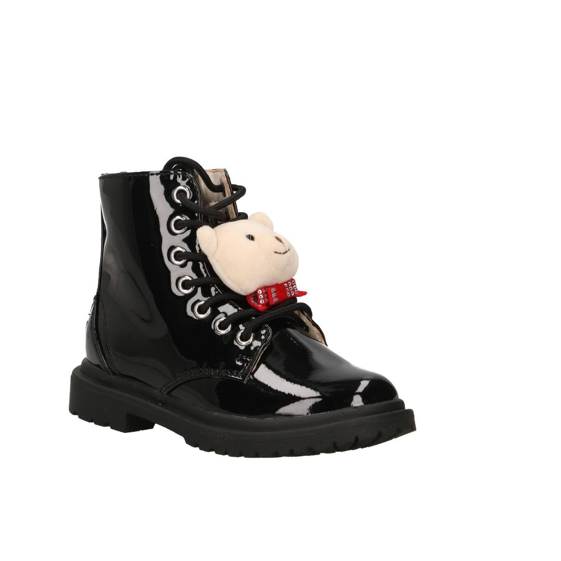 Scarpe da Bambina - LELLI KELLY Art. LKHH5664 ORSETTO NERO VERNICE Stivaletti