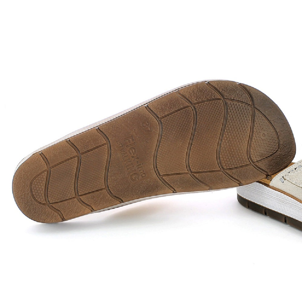 Scarpe da Donna - INBLU Art. CP51 GHIACCIO Ciabatte Doppia Fibbia