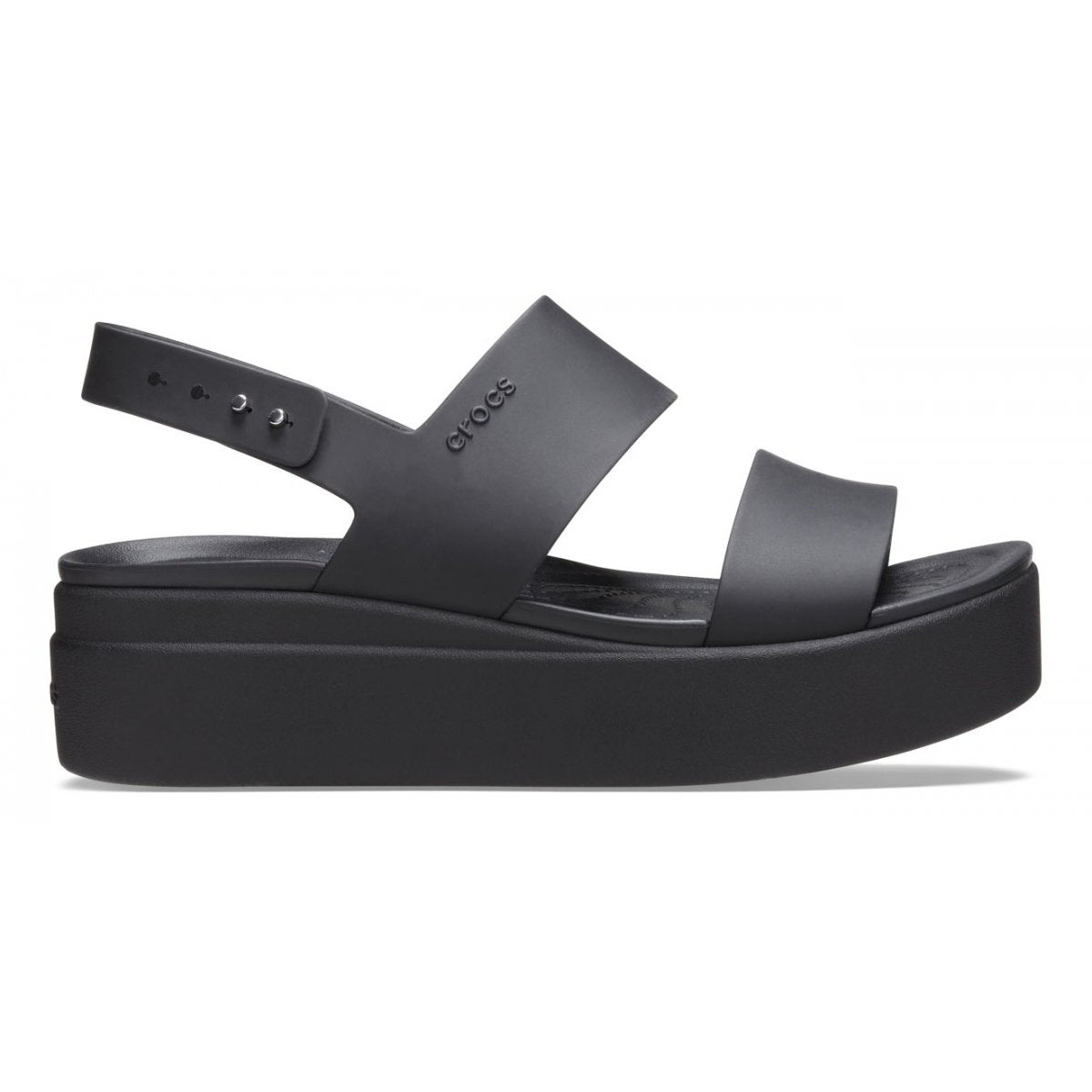 Scarpe da Donna - CROCS Art. 206453/BKBK BROOKLIN NERO Sandali con zeppa  gomma