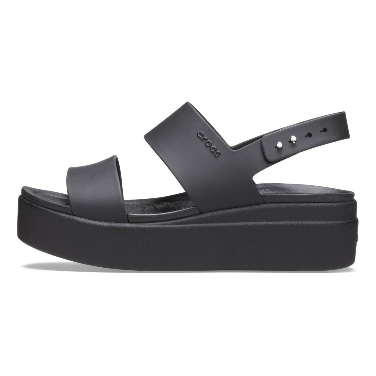 Scarpe da Donna - CROCS Art. 206453/BKBK BROOKLIN NERO Sandali con zeppa  gomma