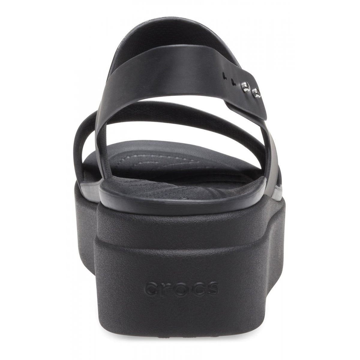 Scarpe da Donna - CROCS Art. 206453/BKBK BROOKLIN NERO Sandali con zeppa  gomma