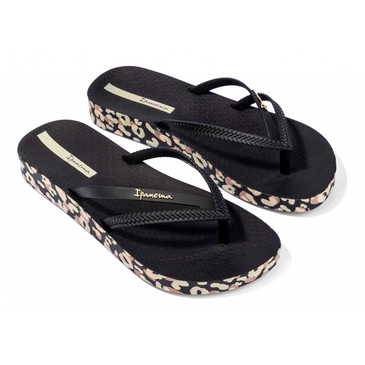 Scarpe da Donna - IPANEMA Art. IP.82840B BLACK YELLOW gomma Infradito
