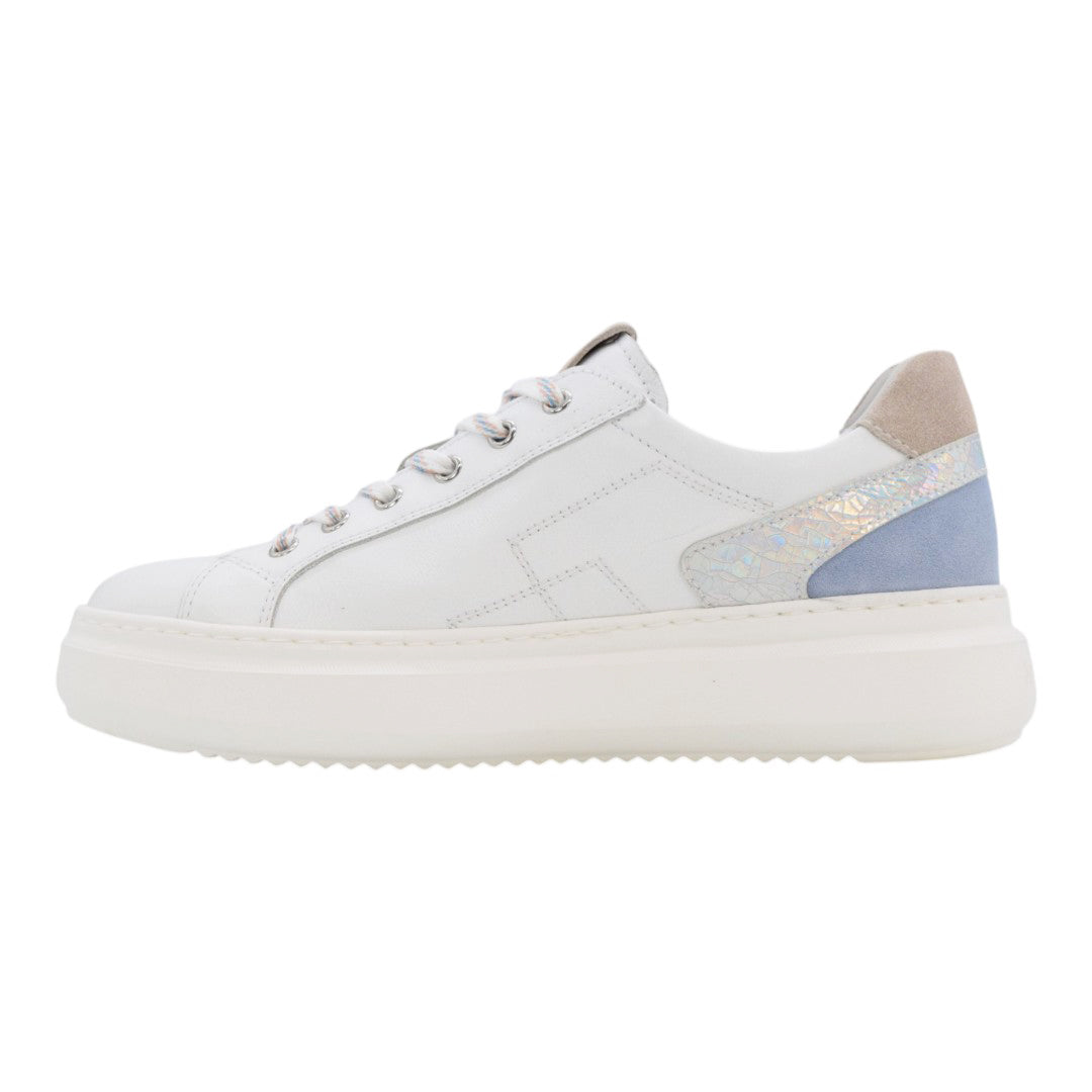Scarpe da Donna - NERO GIARDINI Art. E615285D 707 BIANCO SILVER Sneakers