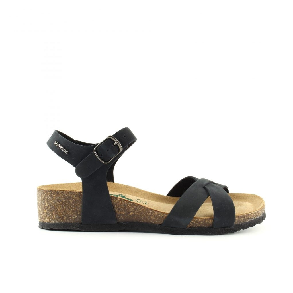 Scarpe da Donna - BIONATURA Art. 12FREGE-IM-NBNER NERO Sandali