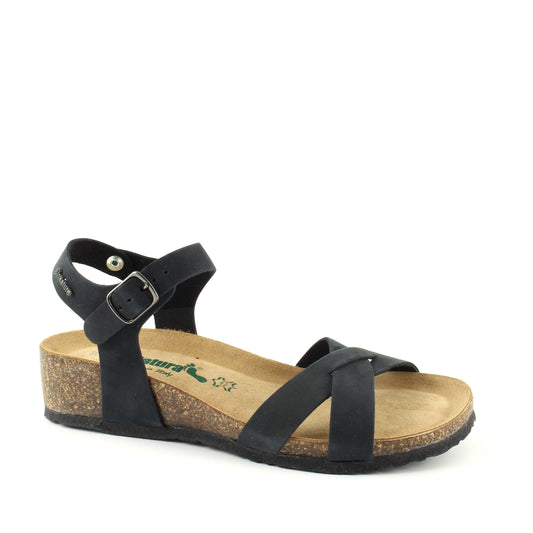 Scarpe da Donna - BIONATURA Art. 12FREGE-IM-NBNER NERO Sandali