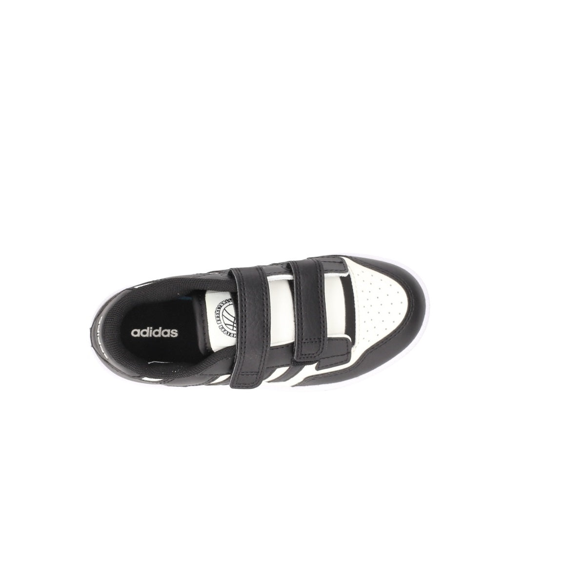 Scarpe da Bambino ADIDAS Art. RAPID COURT JP7654 BLACK WHITE Sneakers