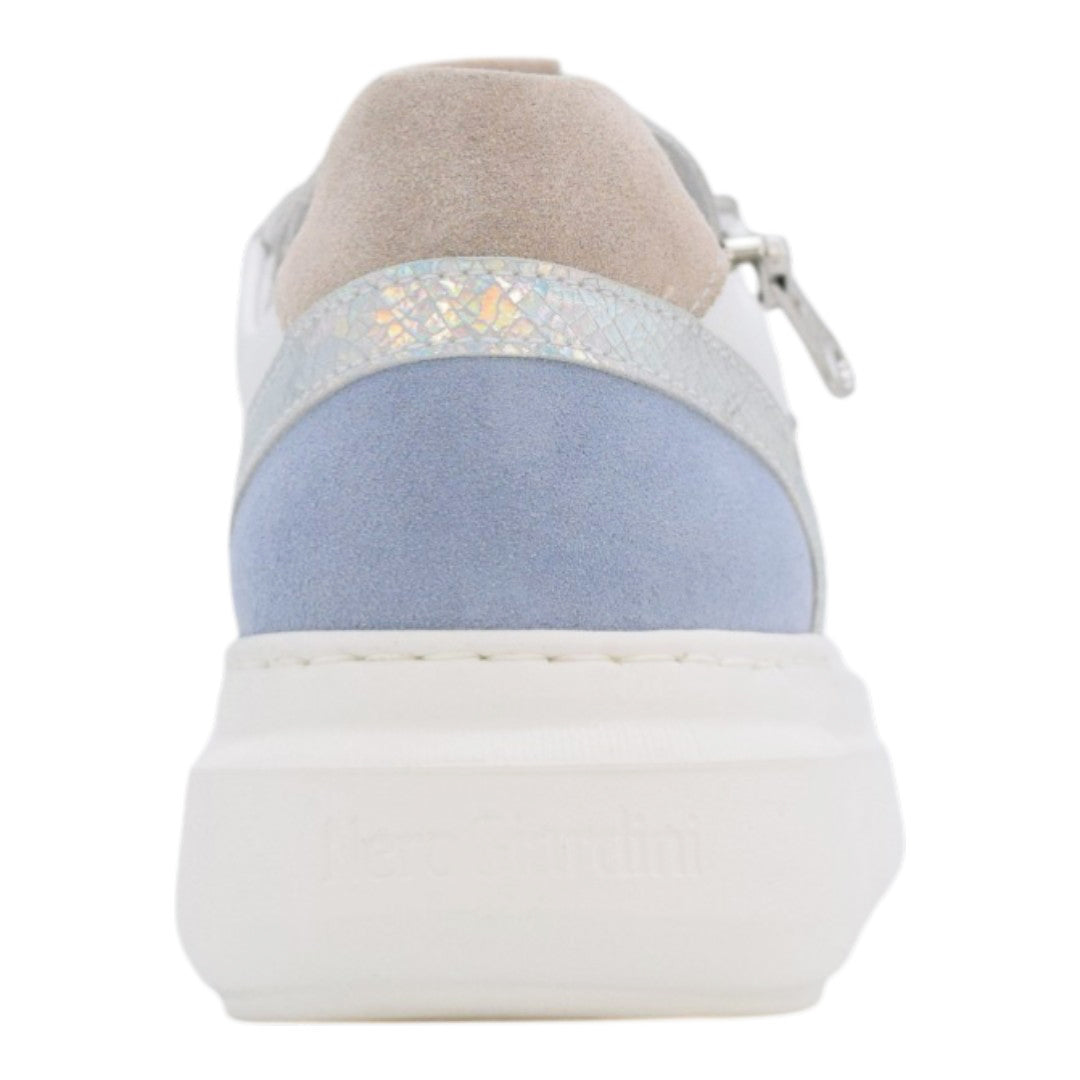 Scarpe da Donna - NERO GIARDINI Art. E615285D 707 BIANCO SILVER Sneakers