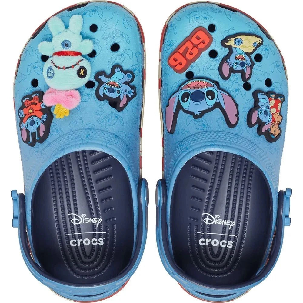 Scarpe da Bambino - CROCS Art. 213007MLT MULTI Blu STITCH gomma Sandali
