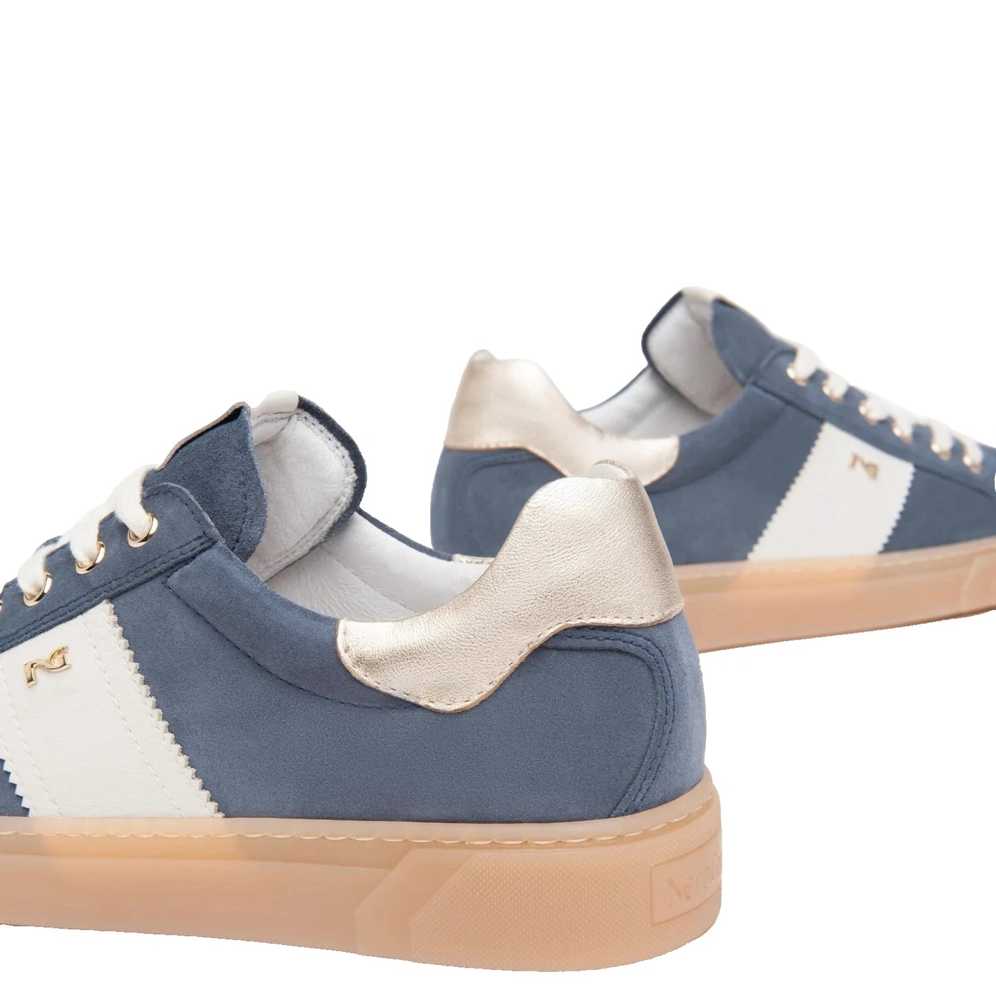 Scarpe da Donna NERO GIARDINI Art. E513004D 203 Colore AVIO Scamosciato Sneakers