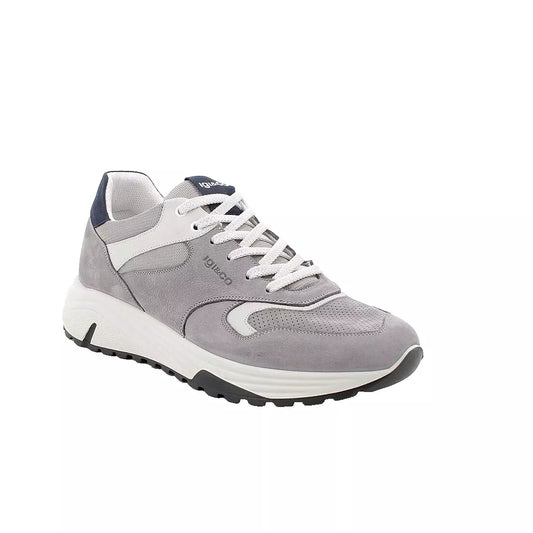 Scarpe da Uomo - IGI&CO Art. 7636411 GRAFITE Nubuk Sneakers
