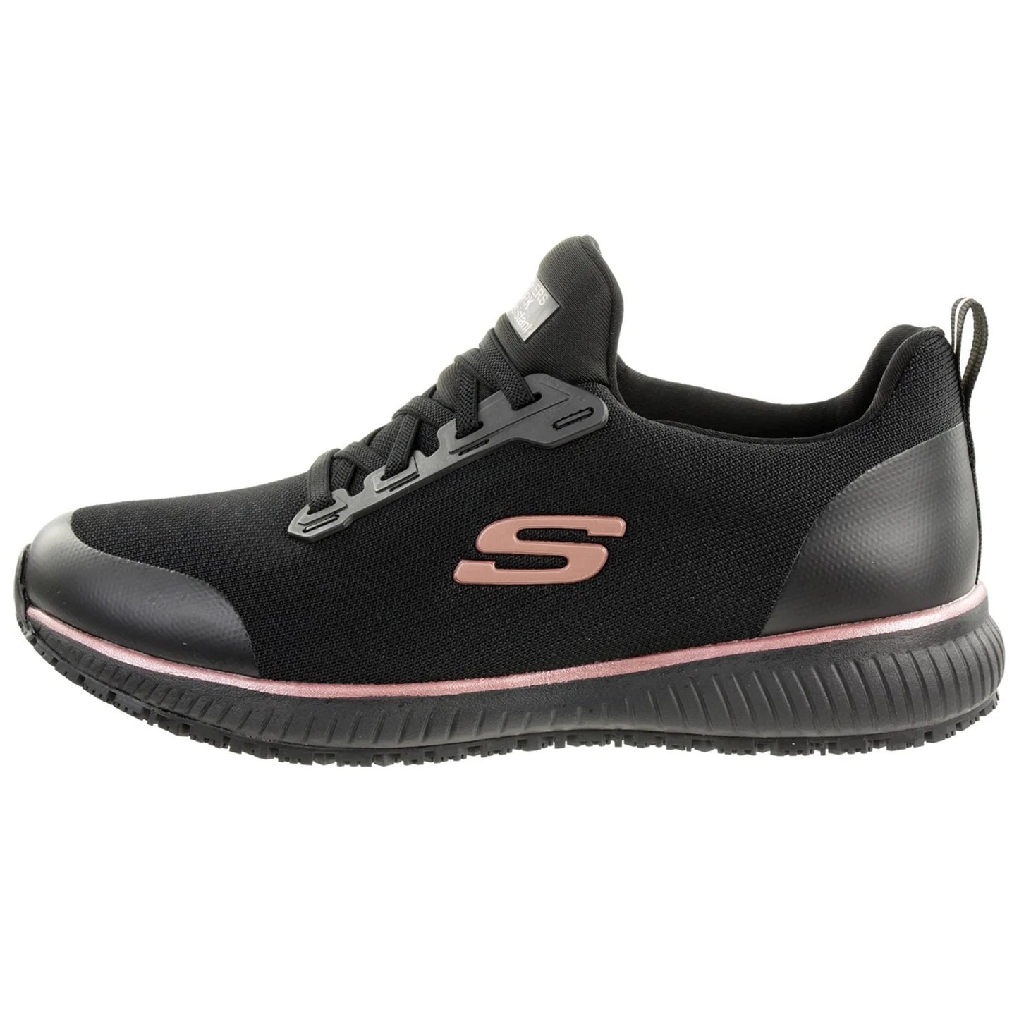 Scarpe da Donna - SKECHERS Art. 77222ECBKRG BLACK ROSE GOLD Sneakers da LAVORO