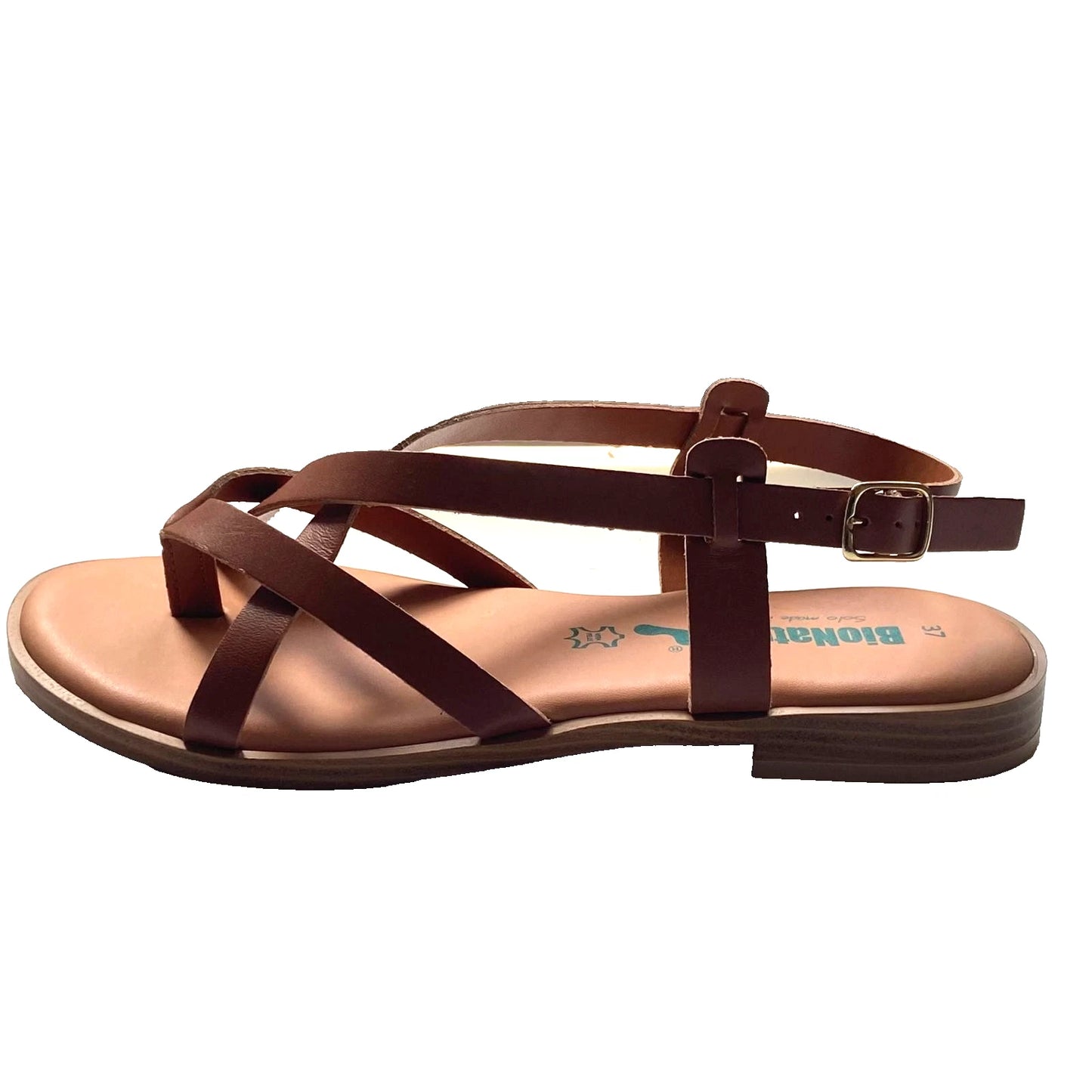 Scarpe da Donna - BIONATURA Art. PO2005-PELLETAN BEIGE Sandali Infradito