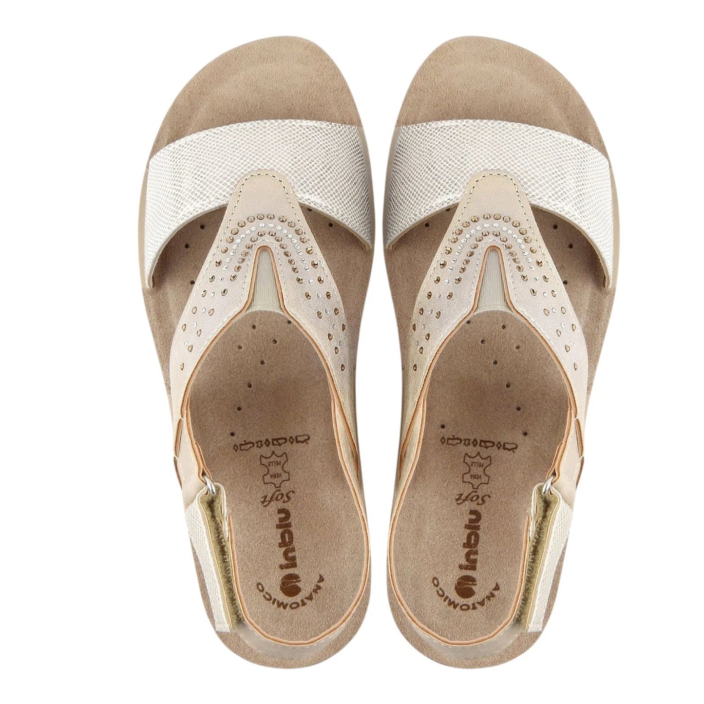 Scarpe da Donna - INBLU Art. PV17 PLATINO Sandali