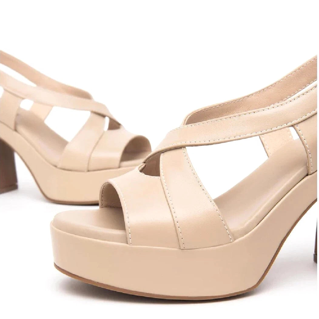 Scarpe da Donna - NERO GIARDINI Art. E513640D 453 LINO Sandali