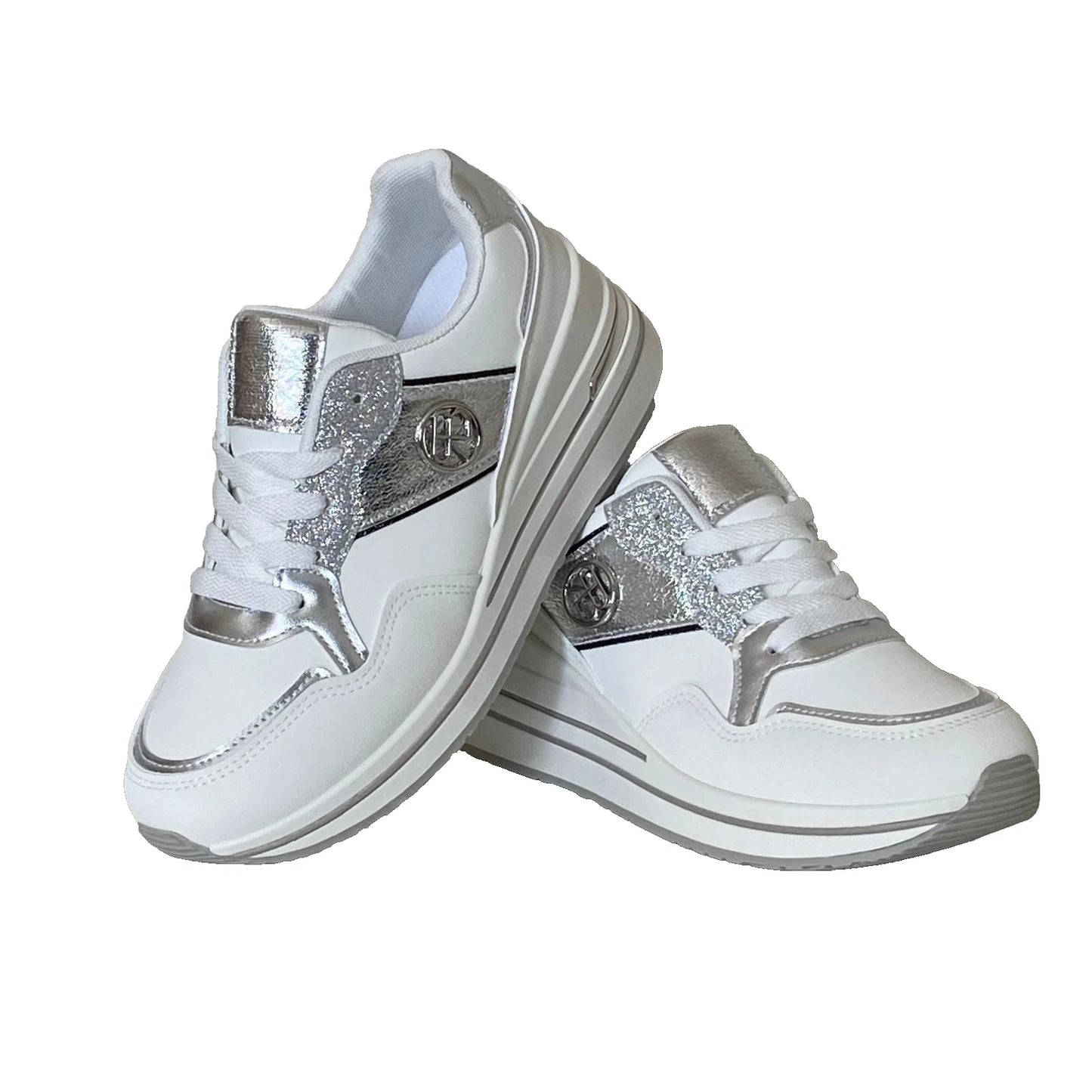 Scarpe da Donna - RENATO BALESTRA Art. RB25F25 WHITE SILVER Sneakers