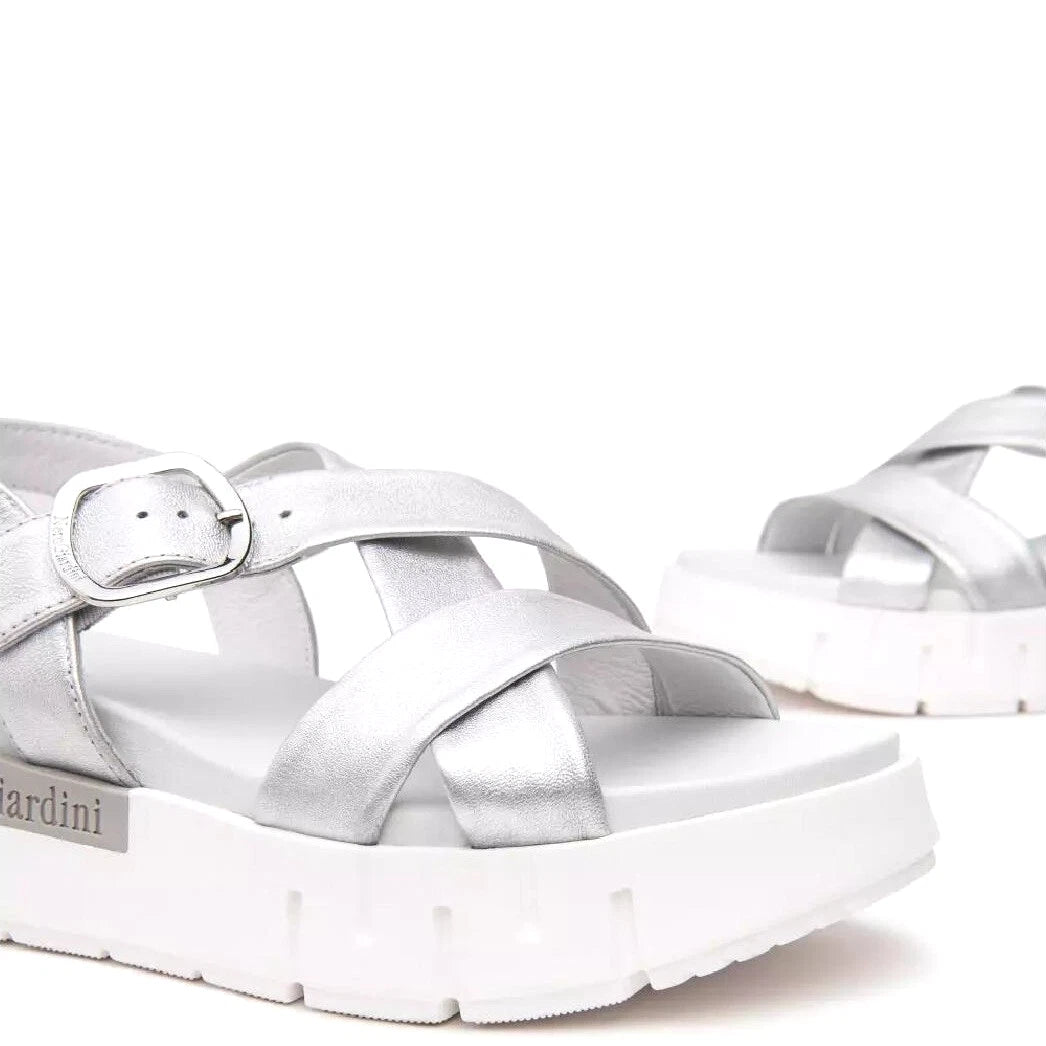 Scarpe da Donna - NERO GIARDINI Art. E513697D 700 ARGENTO Sandali